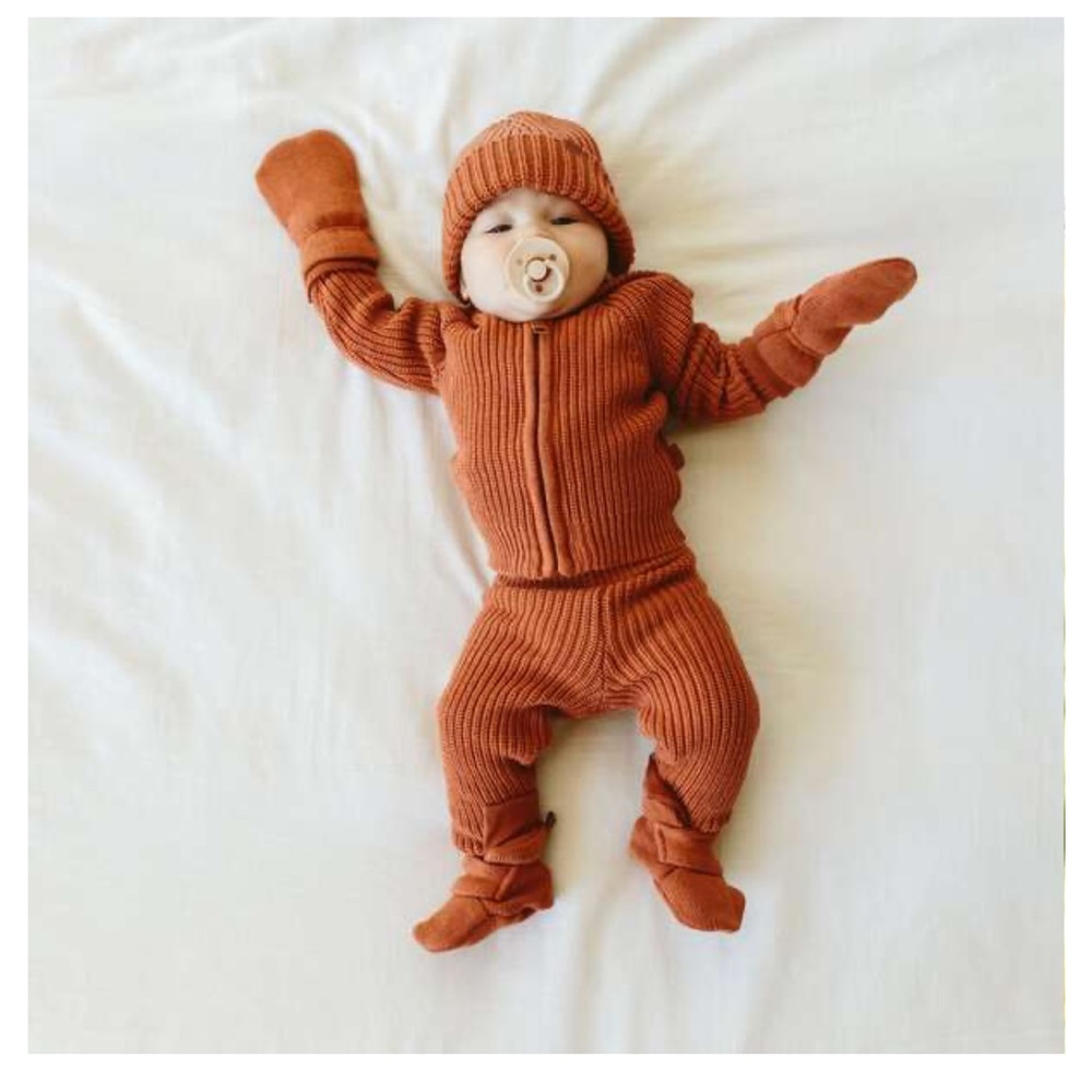 Goumi Kids Knit Beanie - Clay